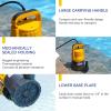 imageAcquaer 12HP Sump Pump Submersible 6000 GPH Cast Iron Sewage Pump with Automatic Integrated Vertical Float Switch and Piggyback Plug 2 NPT Discharge Basements Pump for Sewers Flood Zones1HP 4345GPH Sump Pump