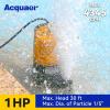 imageAcquaer 12HP Sump Pump Submersible 6000 GPH Cast Iron Sewage Pump with Automatic Integrated Vertical Float Switch and Piggyback Plug 2 NPT Discharge Basements Pump for Sewers Flood Zones1HP 4345GPH Sump Pump