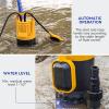 imageAcquaer 12HP Sump Pump Submersible 6000 GPH Cast Iron Sewage Pump with Automatic Integrated Vertical Float Switch and Piggyback Plug 2 NPT Discharge Basements Pump for Sewers Flood Zones12 HP Sump Pump 5722GPH Float Switch