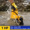 imageAcquaer 12HP Sump Pump Submersible 6000 GPH Cast Iron Sewage Pump with Automatic Integrated Vertical Float Switch and Piggyback Plug 2 NPT Discharge Basements Pump for Sewers Flood Zones1 HP Sump Pump 4948GPH