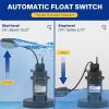 imageAcquaer 13 HP Sump Pump 3040 GPH Submersible CleanDirty Water Pump with Automatic Float Switch and 10ft Power Cord Sub Pump for Basement Pool Pond Drain Flooded Cellar Aquarium and Irrigation12 HP 4060GPH