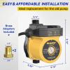 imageAcquaer 115V Automatic Instant Hot Water Recirculating Pump 7GPM 30ft Head 34NPT Cast Iron Ciruculation Pump for Water Heater