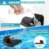 imageAcquaer Portable Electric Utility Water Transfer Pump 115V 110 HP with Suction Hose Kit Low Suction Water Removal for Water Beds Pools Rain Barrel Aquariums12V DC Transfer Pump