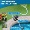 imageAcquaer Portable Electric Utility Water Transfer Pump 115V 110 HP with Suction Hose Kit Low Suction Water Removal for Water Beds Pools Rain Barrel Aquariums115V AC Transfer Pump