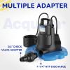 imageAcquaer Submersible Water Pump 16 HP Sump Pump Thermoplastic Utility Pump Small Electric Water Pump 1750GPH Water Remove for Basement Hot Tubs Garden Pool Cover Draining with 10 ft Cord14 HP 2250GPH