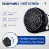 imageAcquaer Submersible Water Pump 16 HP Sump Pump Thermoplastic Utility Pump Small Electric Water Pump 1750GPH Water Remove for Basement Hot Tubs Garden Pool Cover Draining with 10 ft Cord16HP 1750GPH Sump Pump