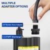 imageAcquaer Submersible Water Pump 16 HP Sump Pump Thermoplastic Utility Pump Small Electric Water Pump 1750GPH Water Remove for Basement Hot Tubs Garden Pool Cover Draining with 10 ft Cord16HP 1750GPH Sump Pump