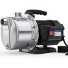 imageAcquaer 1 HP Portable Shallow Well Garden Pump Stainless Steel 998 GPH 115V Sprinkler Water Transfer Draining Irrigation Pump for Water RemovalLawn Garden15hp  1210 Gph
