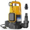 imageAcquaer 12HP Submersible Utility Pump 3030GPH Stainless Steel Sump Pump Water Removal for Basement Hot Tub Pool Cover Draining 30ft Cord12HP 2906GPH Float Switch