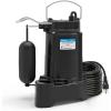 imageAcquaer 13 HP Submersible Water Pump 2160GPH Sump Pump Thermoplastic Utility Pump Portable Electric Water Pump Water Remove for Basement Hot Tubs Garden Pool Cover Draining with 10 ft Cord13 HP 3680 GPH Sump Pump