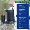 imageAcquaer 13 HP Submersible Sump Pump3150 GPH Cast Iron SewageEffluent Pump with Integrated Snapaction Float Switch for BasementFlooding Area
